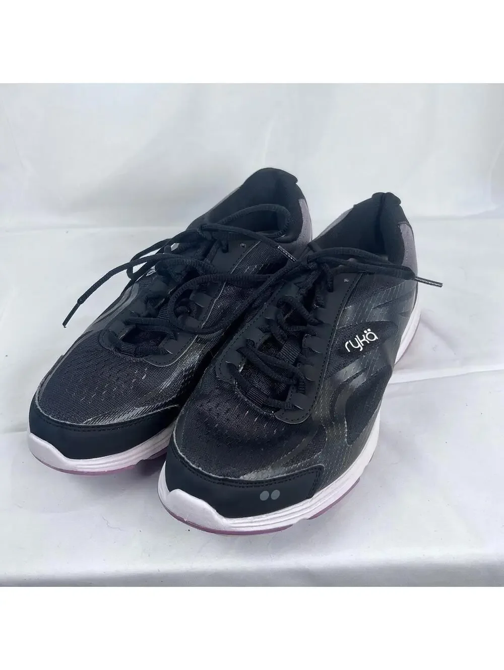 Ryka Devotion Plus 2 Women’s Black Walking/Running Athletic Sneakers. Sz 8 W EUC